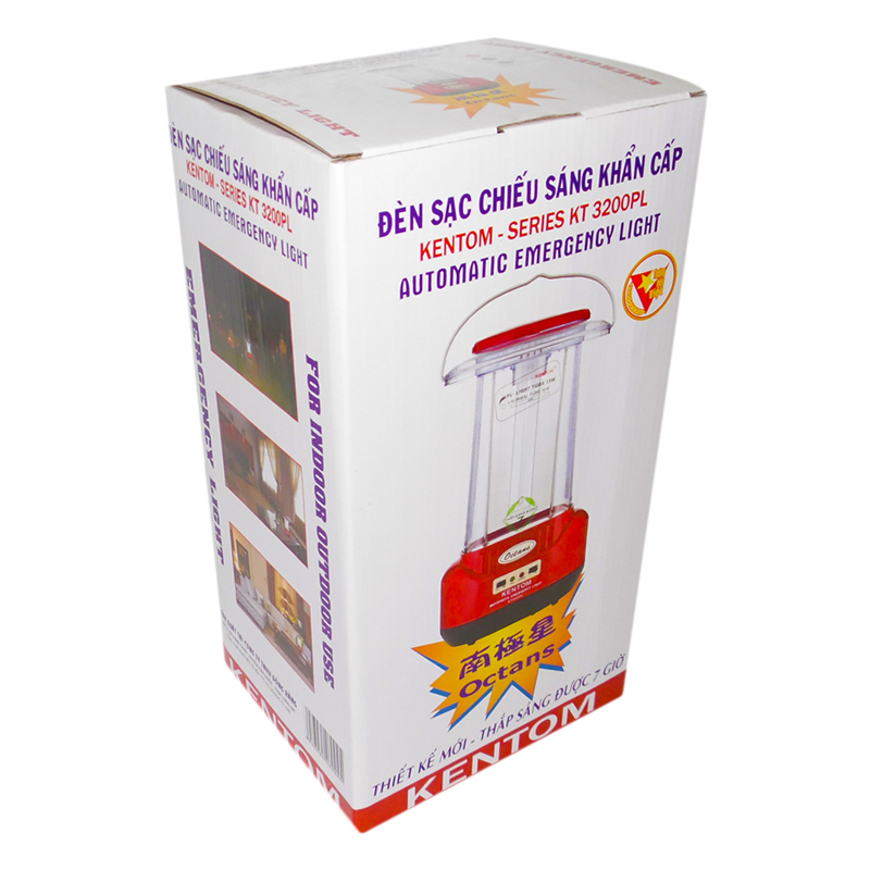 Đèn Sạc Chiếu Sáng Khẩn Cấp Kentom KT 3200 PL